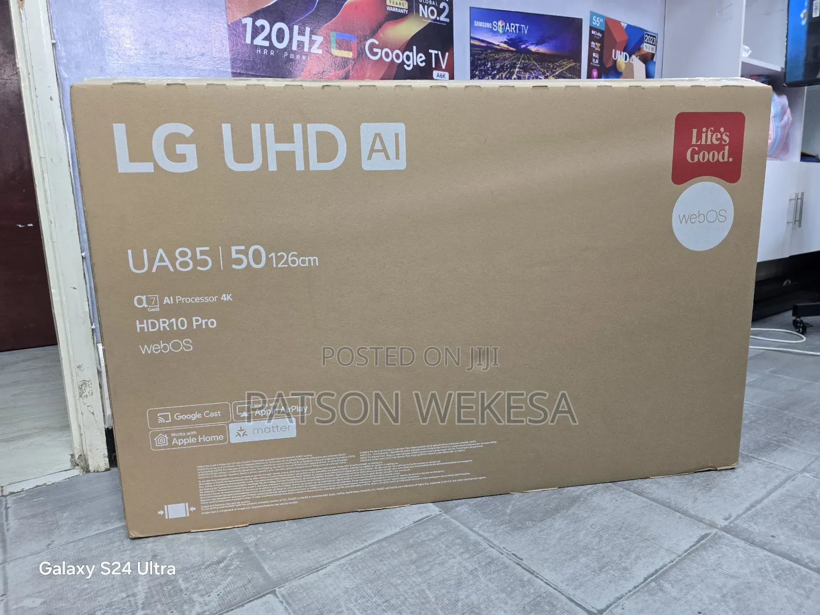 TVS Lg Lg 50 Inch Uhd Smart Tv Hdr10 Ai Webos25 – 50ua80