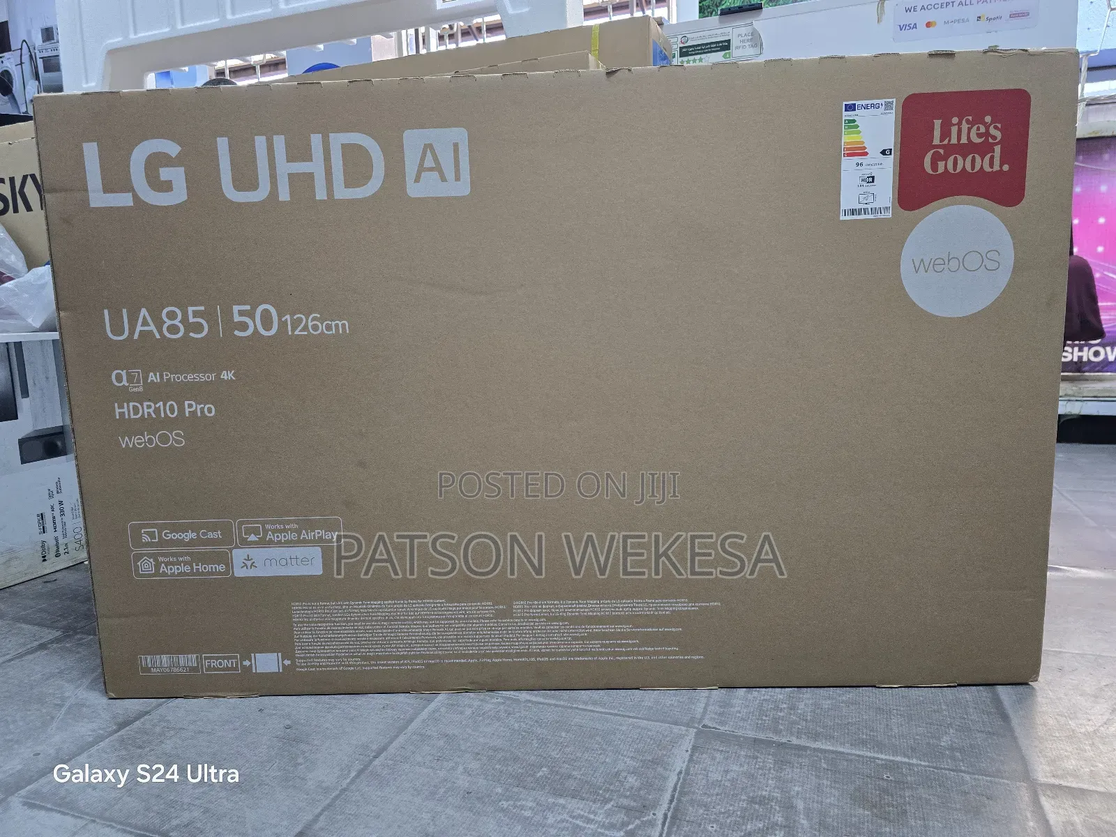 TVS Lg Lg 50 Inch Uhd Smart Tv Hdr10 Ai Webos25 – 50ua80