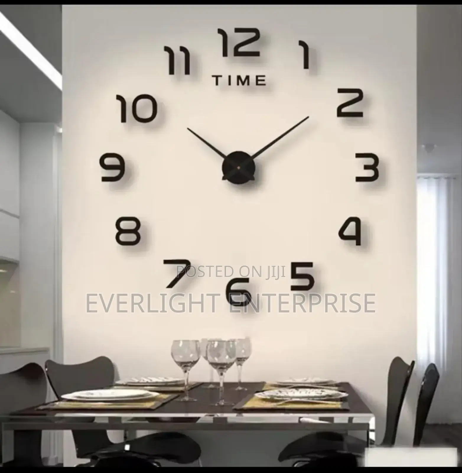Diy Stylish And Modern Acrylic Stickers Clock