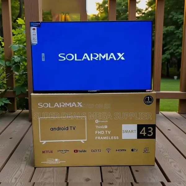 Solarmax 43 Inch Qled Smart Android Tv Bluetooth With Netflix
