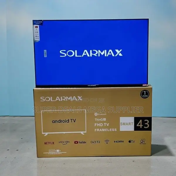 Solarmax 43 Inch Qled Smart Android Tv Bluetooth With Netflix