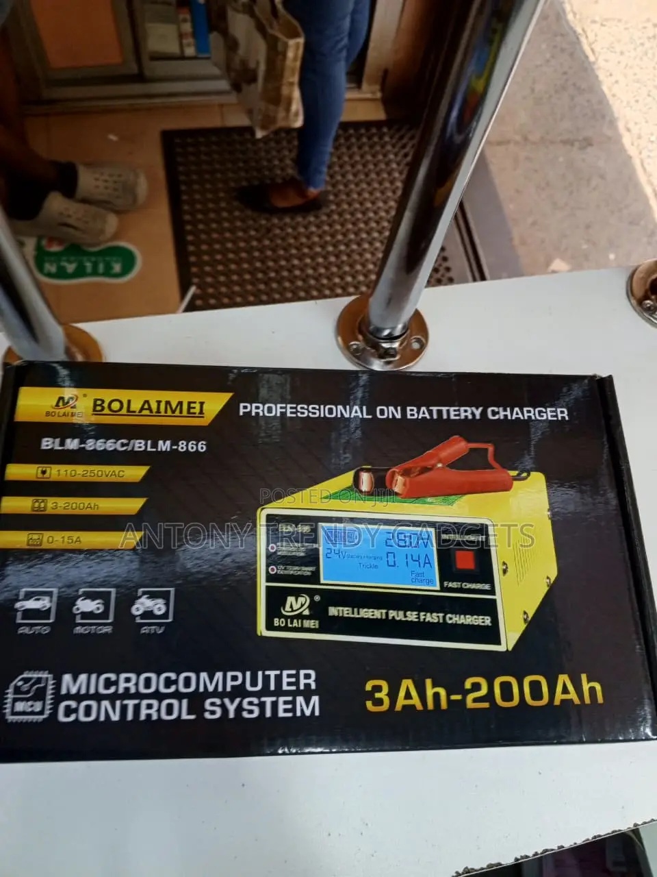 Blm-866 Smart Fast Charger For 3ah–200ah Batteries