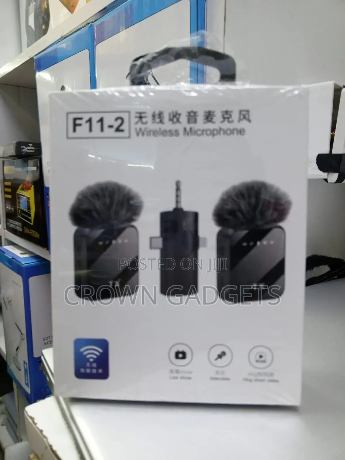 F11-2 Wireless Microphone With Noise Cancellation