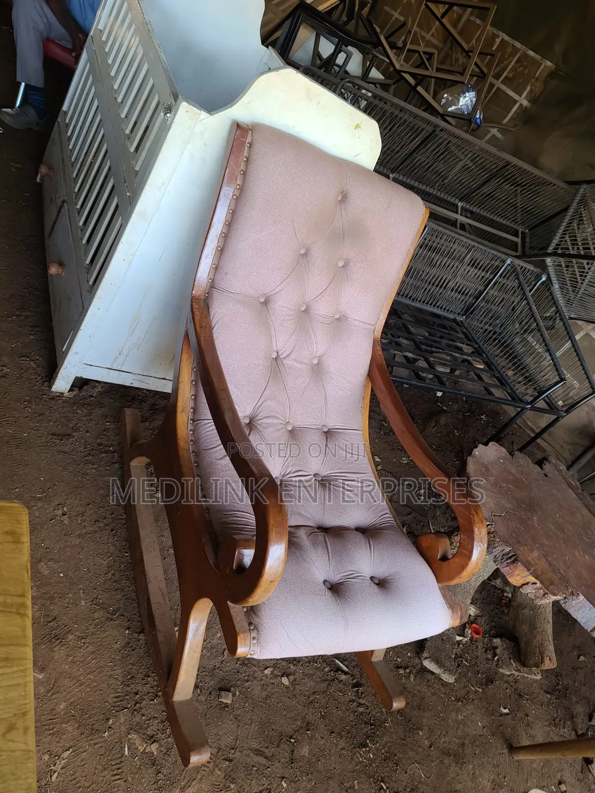 Dop Mahogany Rocking Chairs