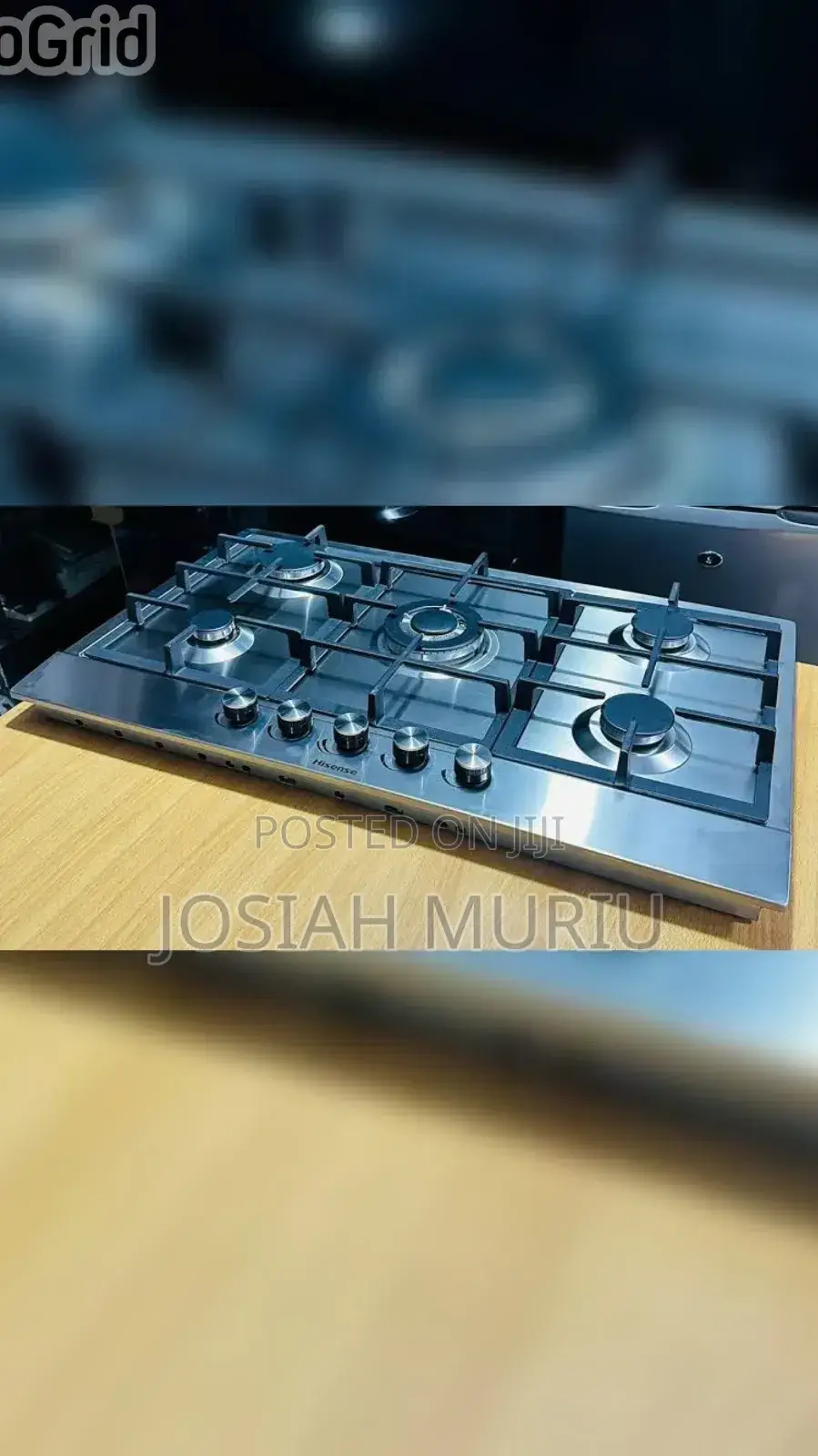 Hisense 90cm Built-in Gas Hob (Model: Hhu90gass).