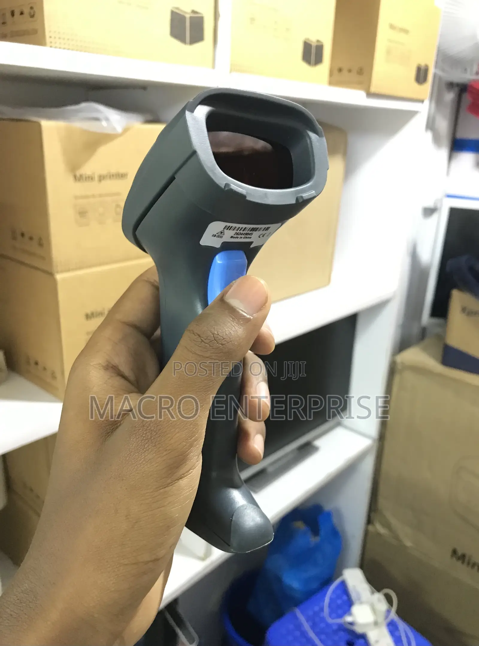 Syble Xb-2055 Handheld Scanner With Stand - Wired Usb For Retail Pos