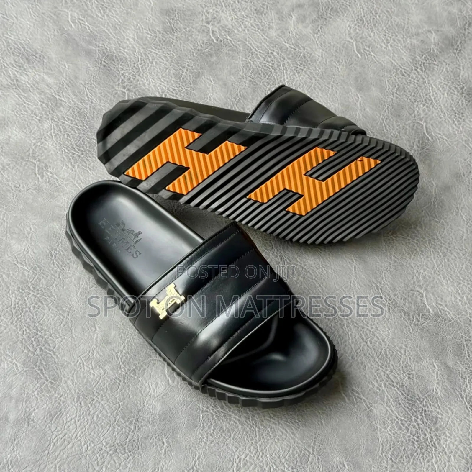 Men Sandals Original. Colours Black/White. Available In Sizes 39 - 46.