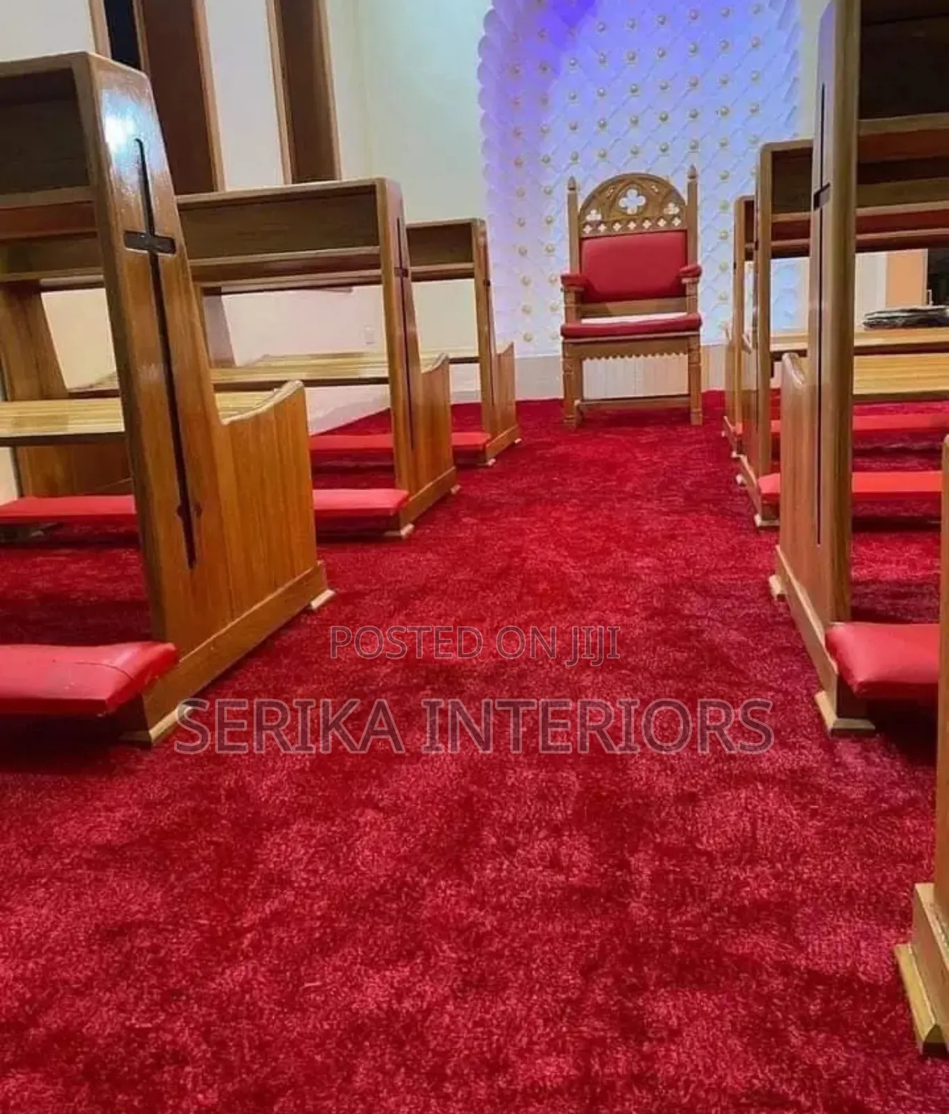 10mm Vip Red Carpets Environmental Friendly Church Carpets Justin
