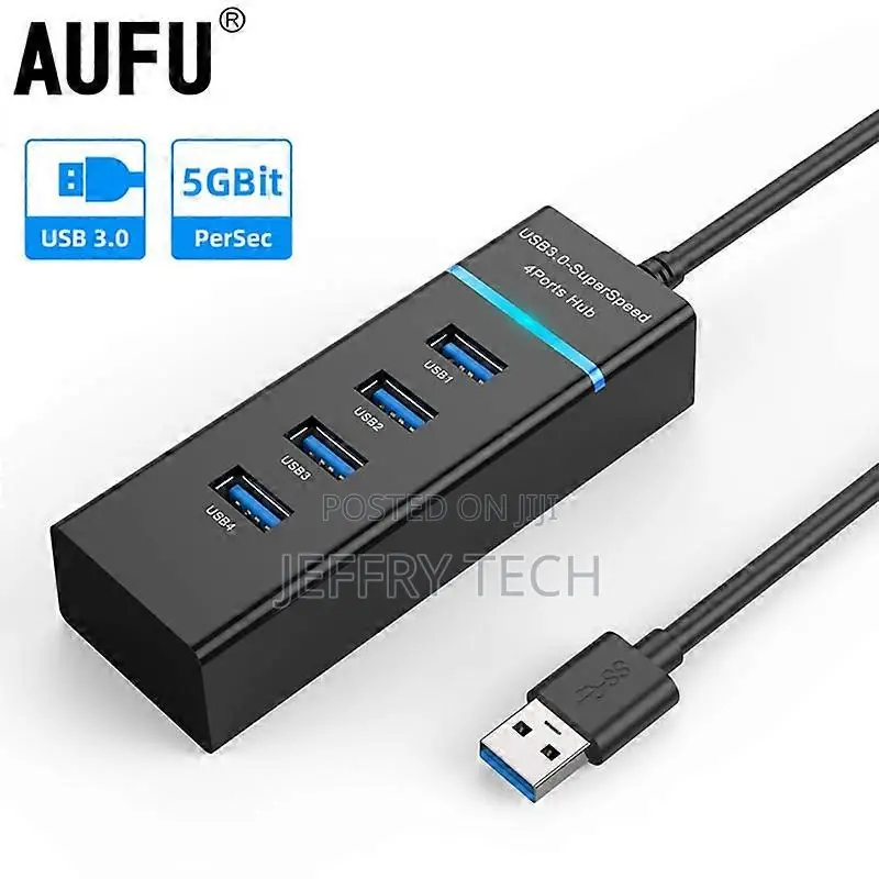 4 Ports 3.0 Usb Splitter High Speed Ulti Splitter Usb Adapter Expansio