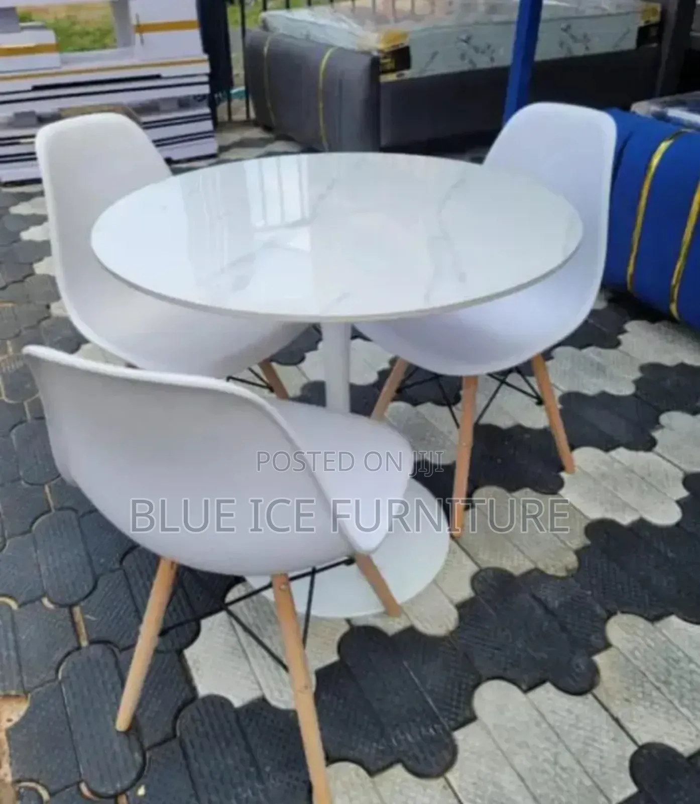 Balcony Table and Eames Chair