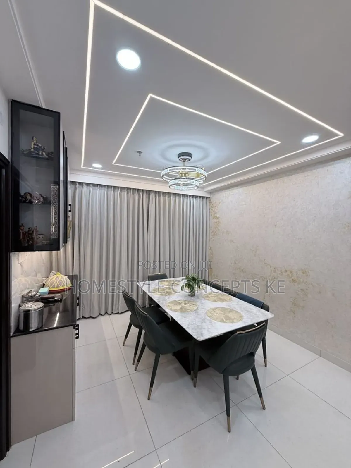 Renovation Design Living Bathroom Gypsum Kitchen Wainscoting Tv Unit