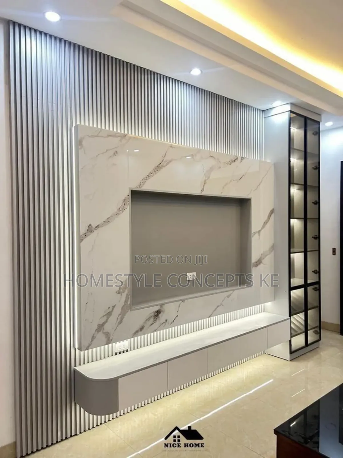 Renovation Design Living Bathroom Gypsum Kitchen Wainscoting Tv Unit