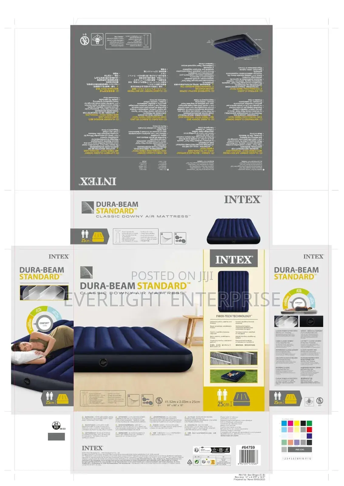 6 by 6 Inflatable Mattress