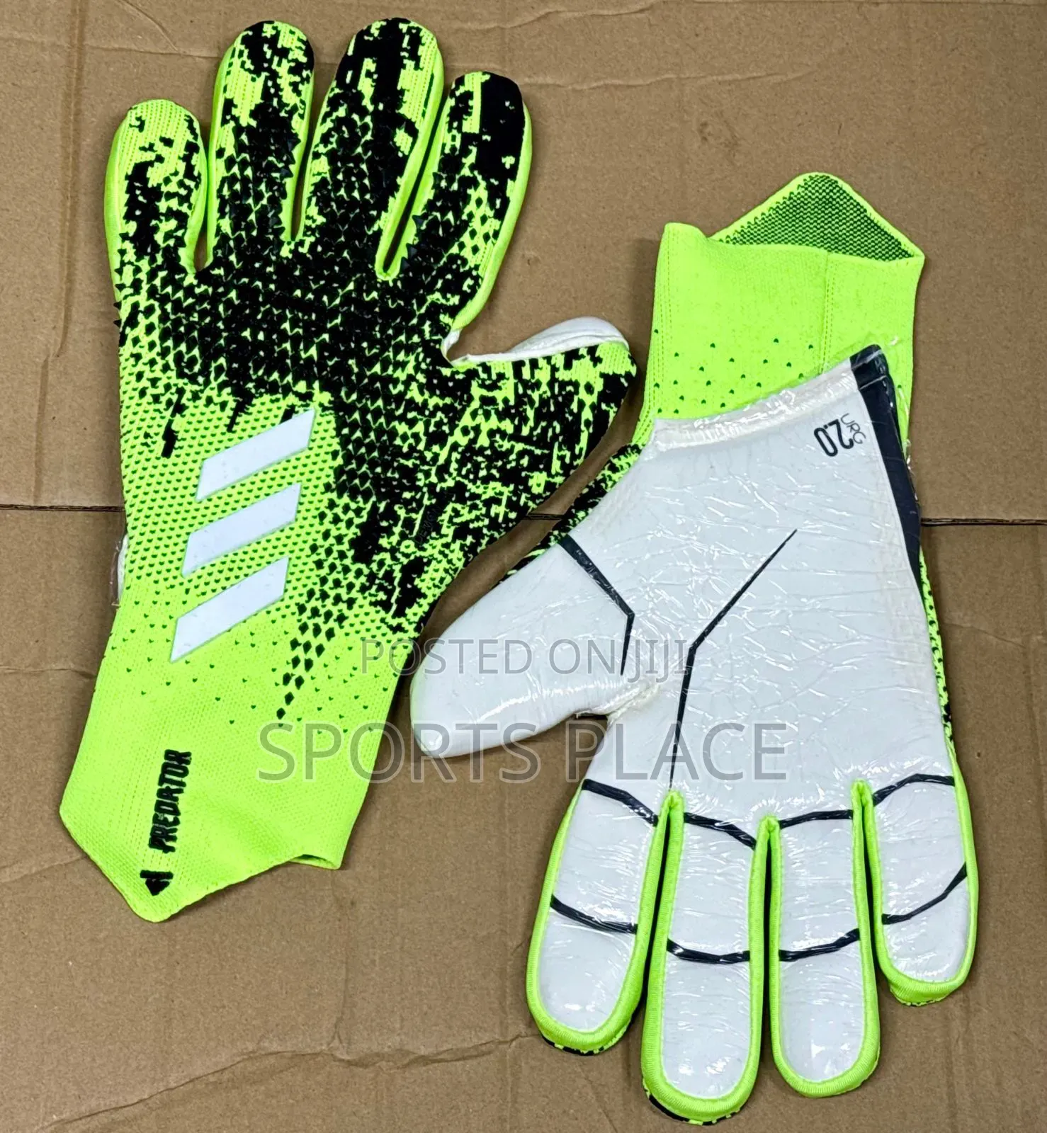 Predator Neon Green X Black Goalkeeper Gloves