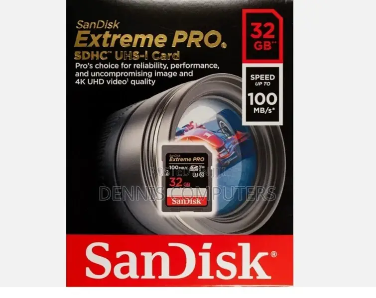 Sandisk 32gb 100mbs Extreme Pro