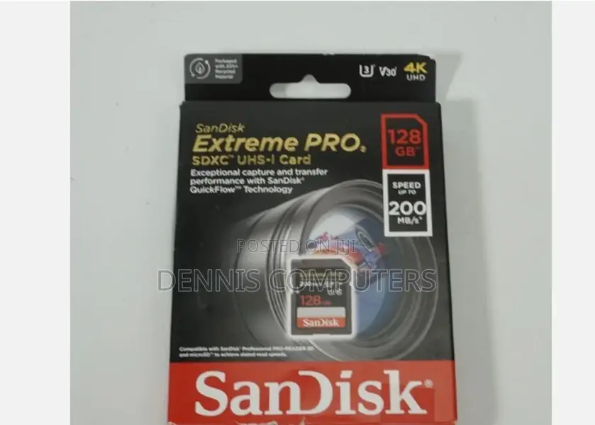 Sandisk 128gb Extreme Pro 200mb\S