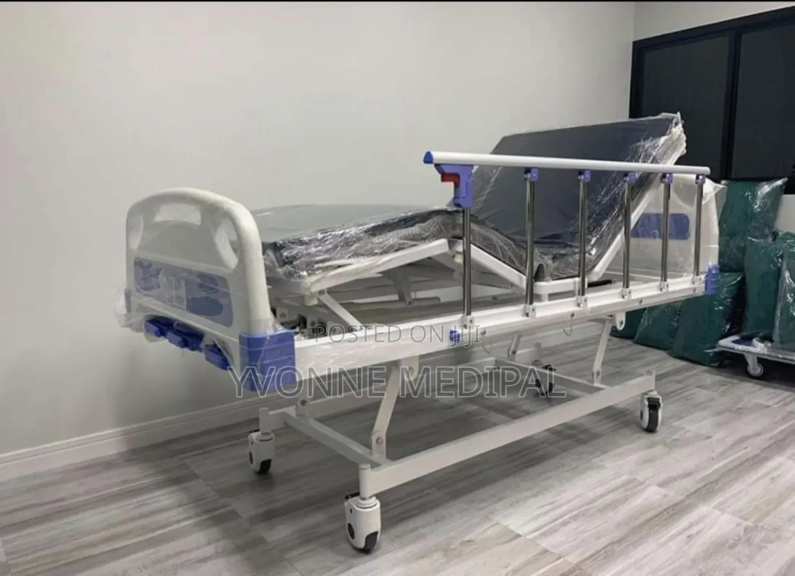 Three Crunk Manual Hospital Bed