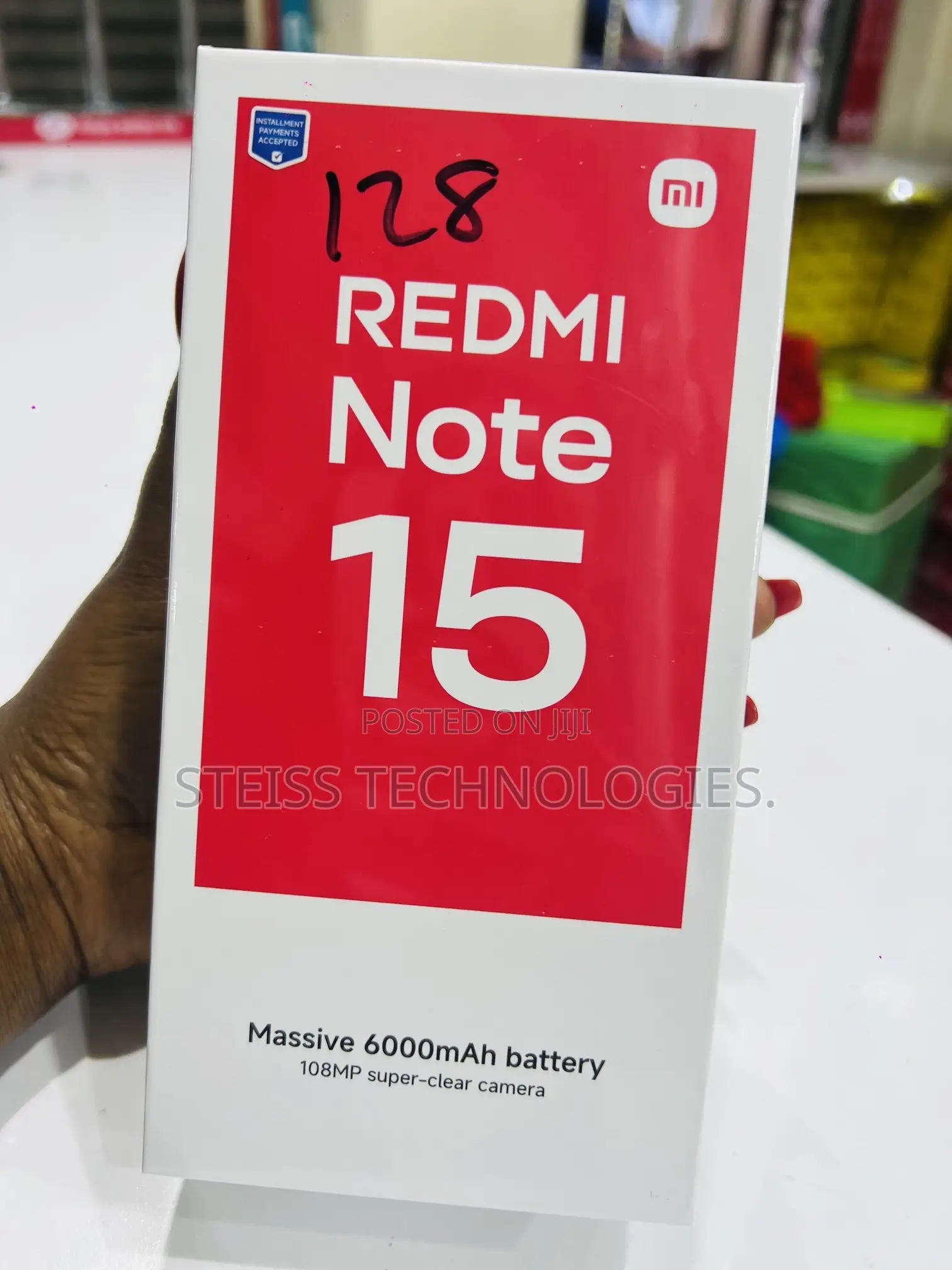 New Xiaomi Redmi Note 15 128 GB Red