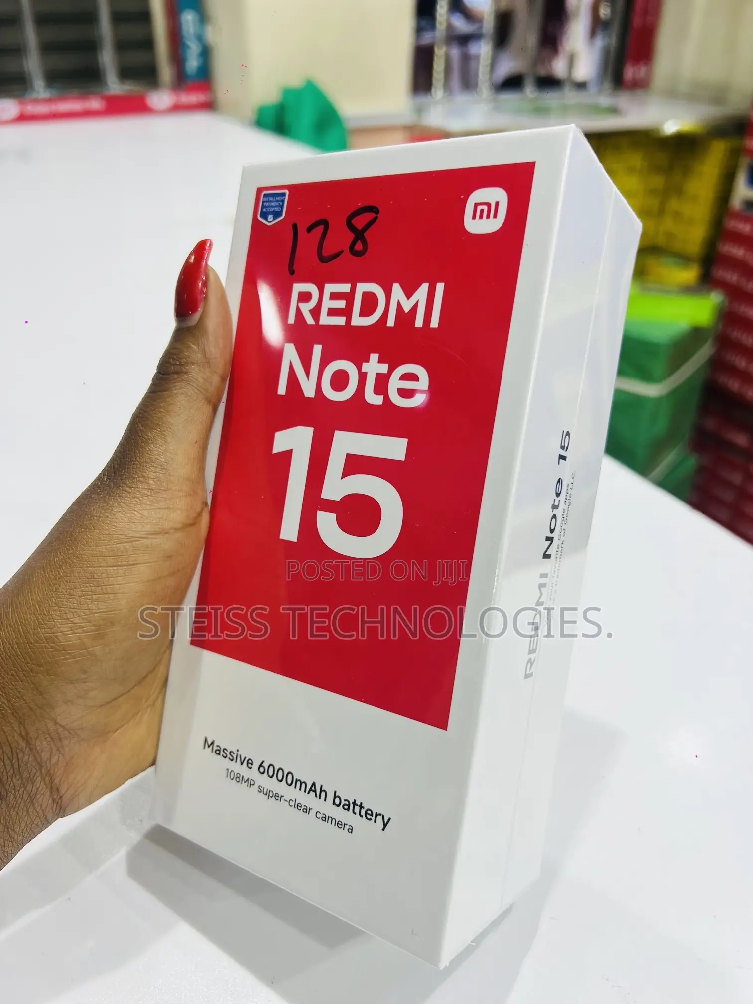 New Xiaomi Redmi Note 15 128 GB Red