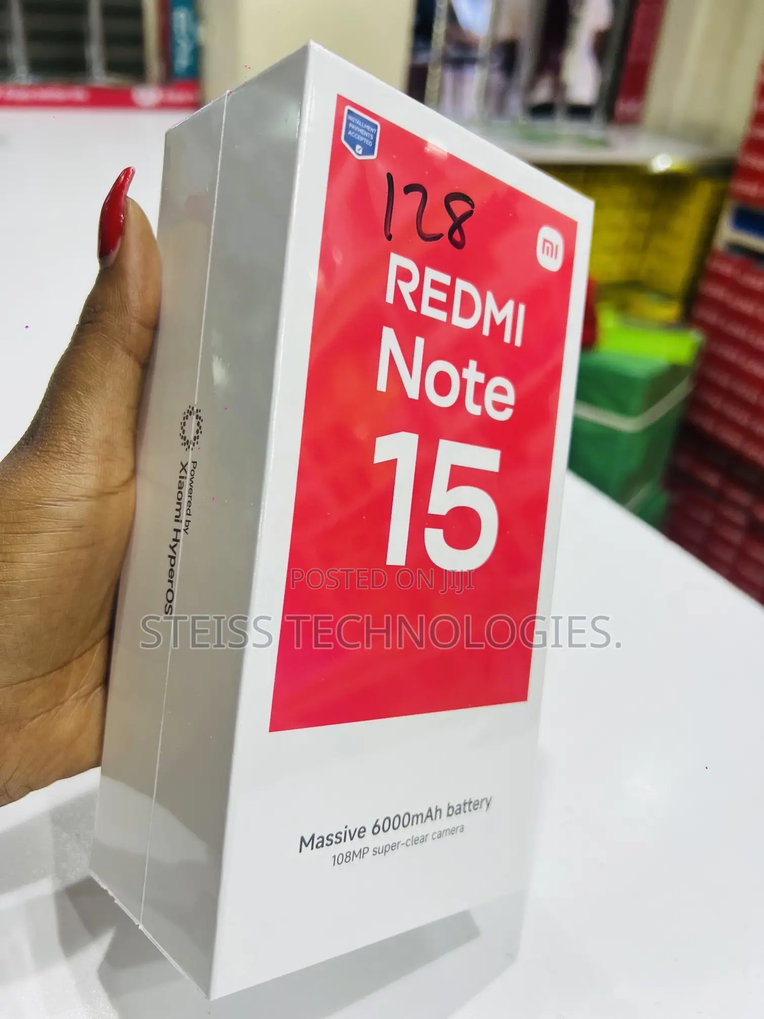 New Xiaomi Redmi Note 15 128 GB Red