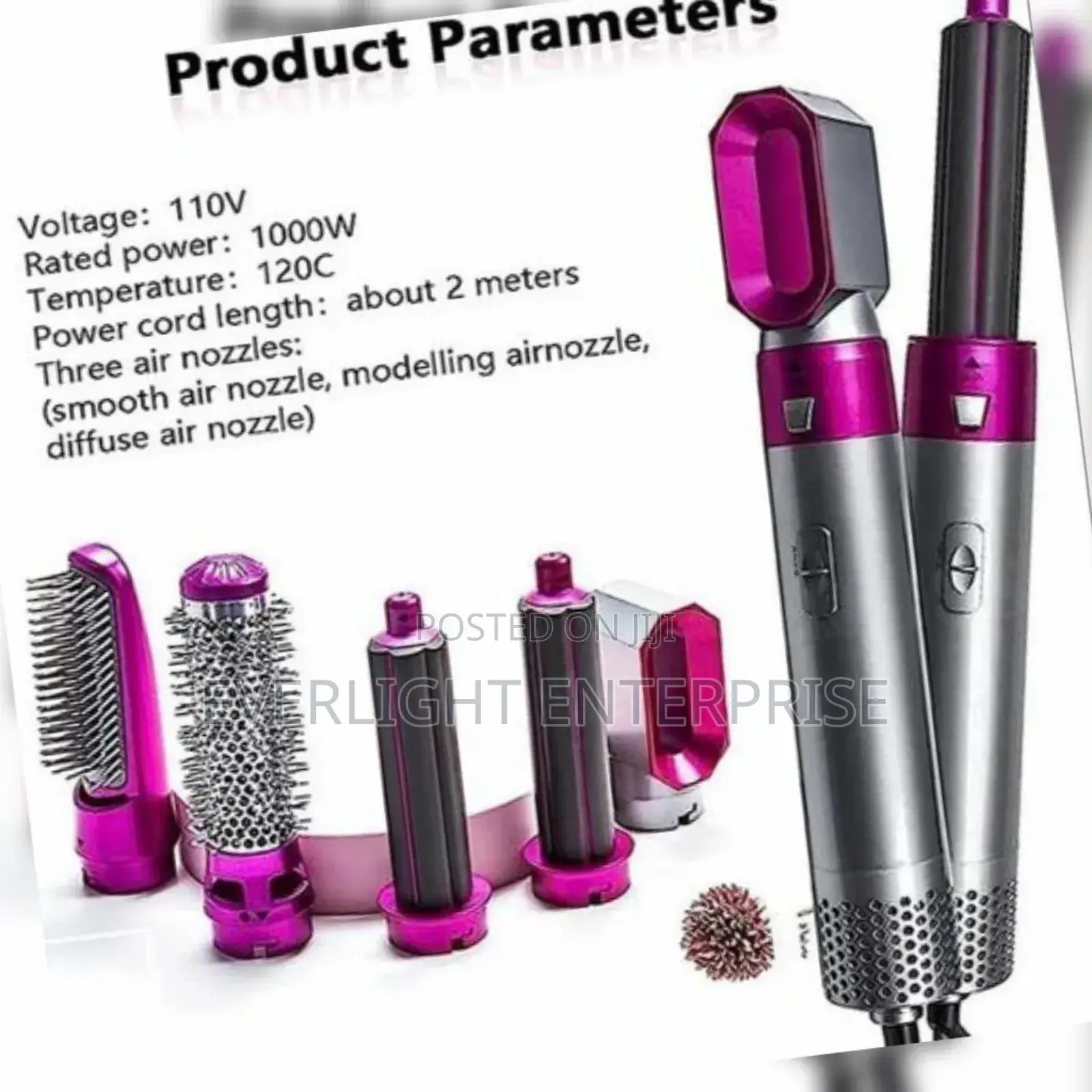 New 5 in 1 Automatic Curling Iron Hair Styling Comb