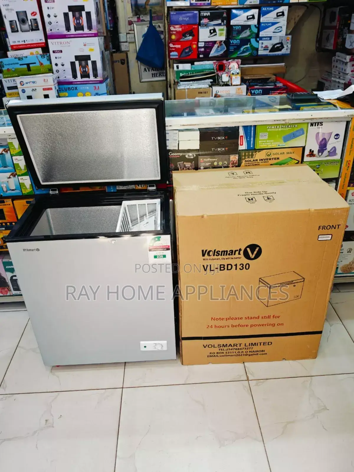 Chest Freezer 130litres Volsmart