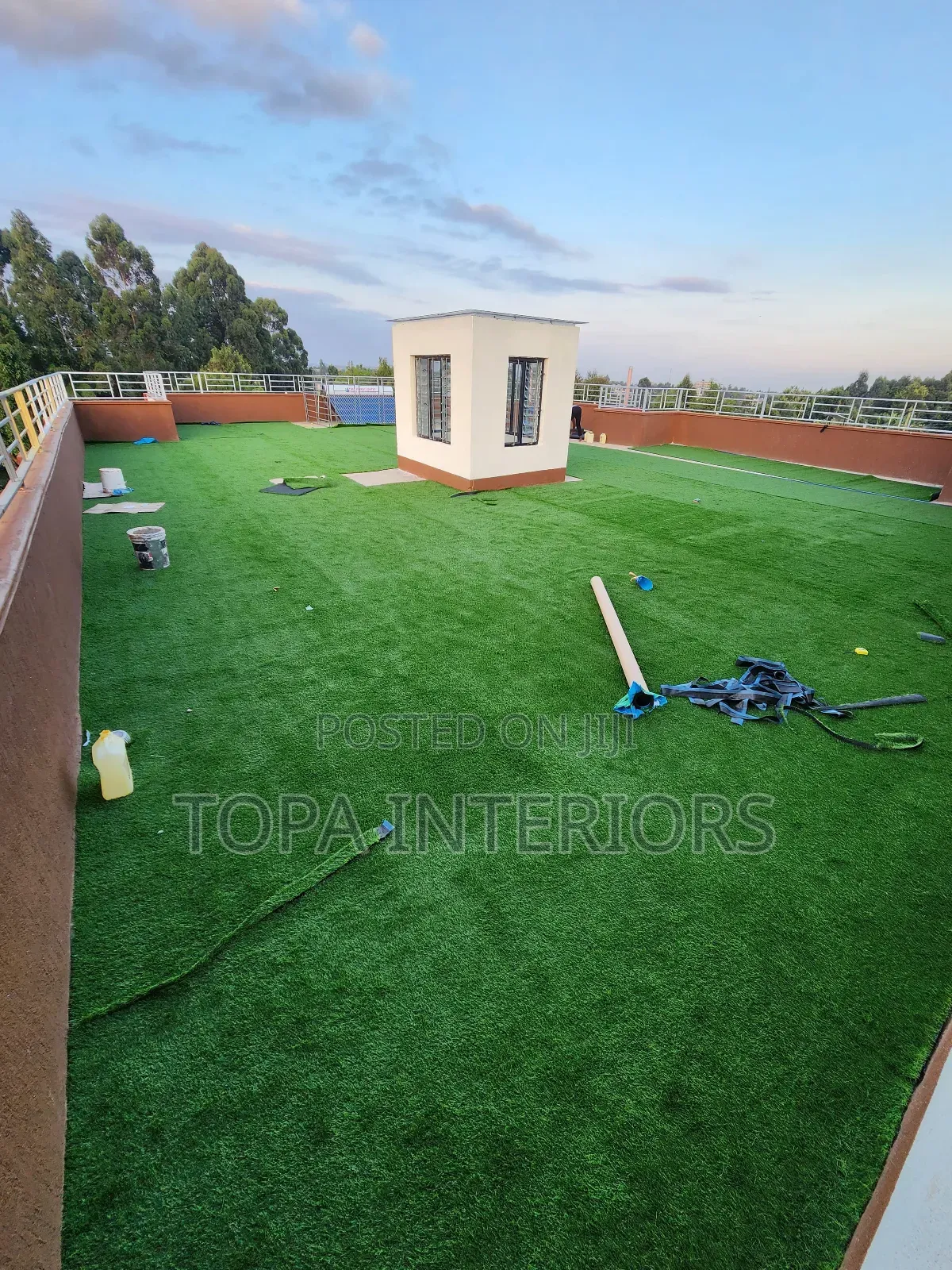 Decorative Water Resistant Artificial Outdoor Grass Mats From 10mm