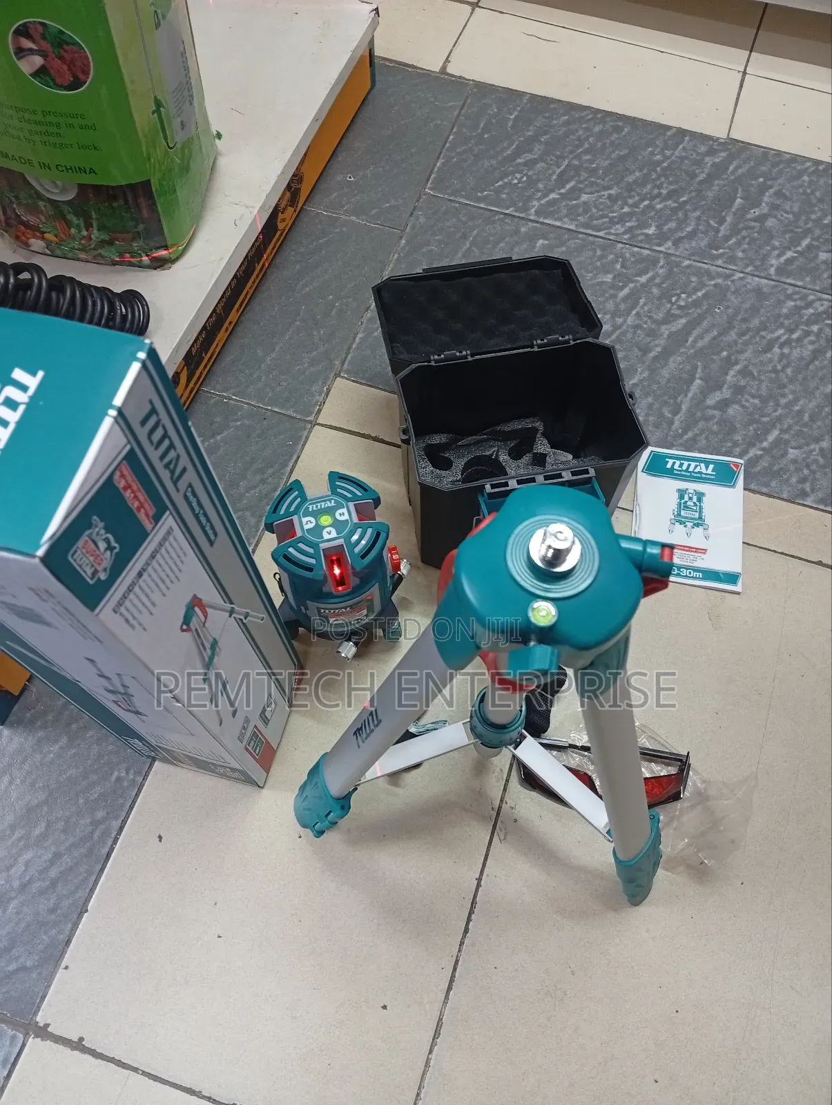 Total Tll306505 Self-Leveling Line Laser With Red Laser Beams