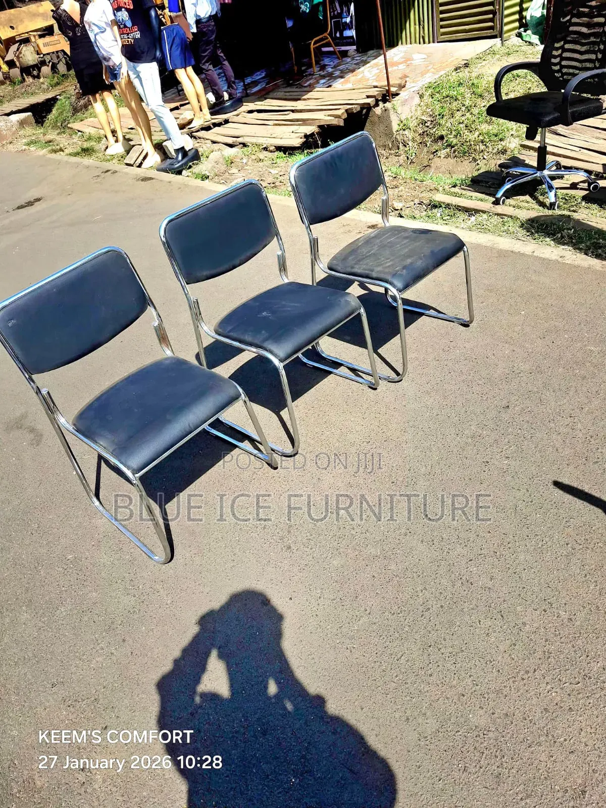Cfa Leather Waiting Chair