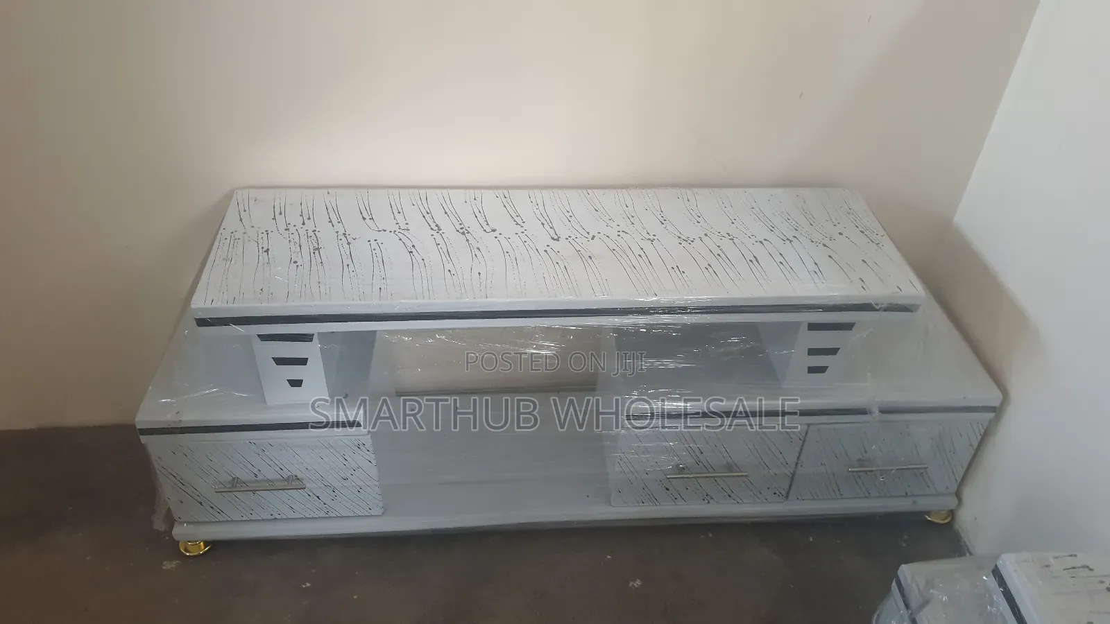 Executive Tv Stand With Marble Coating