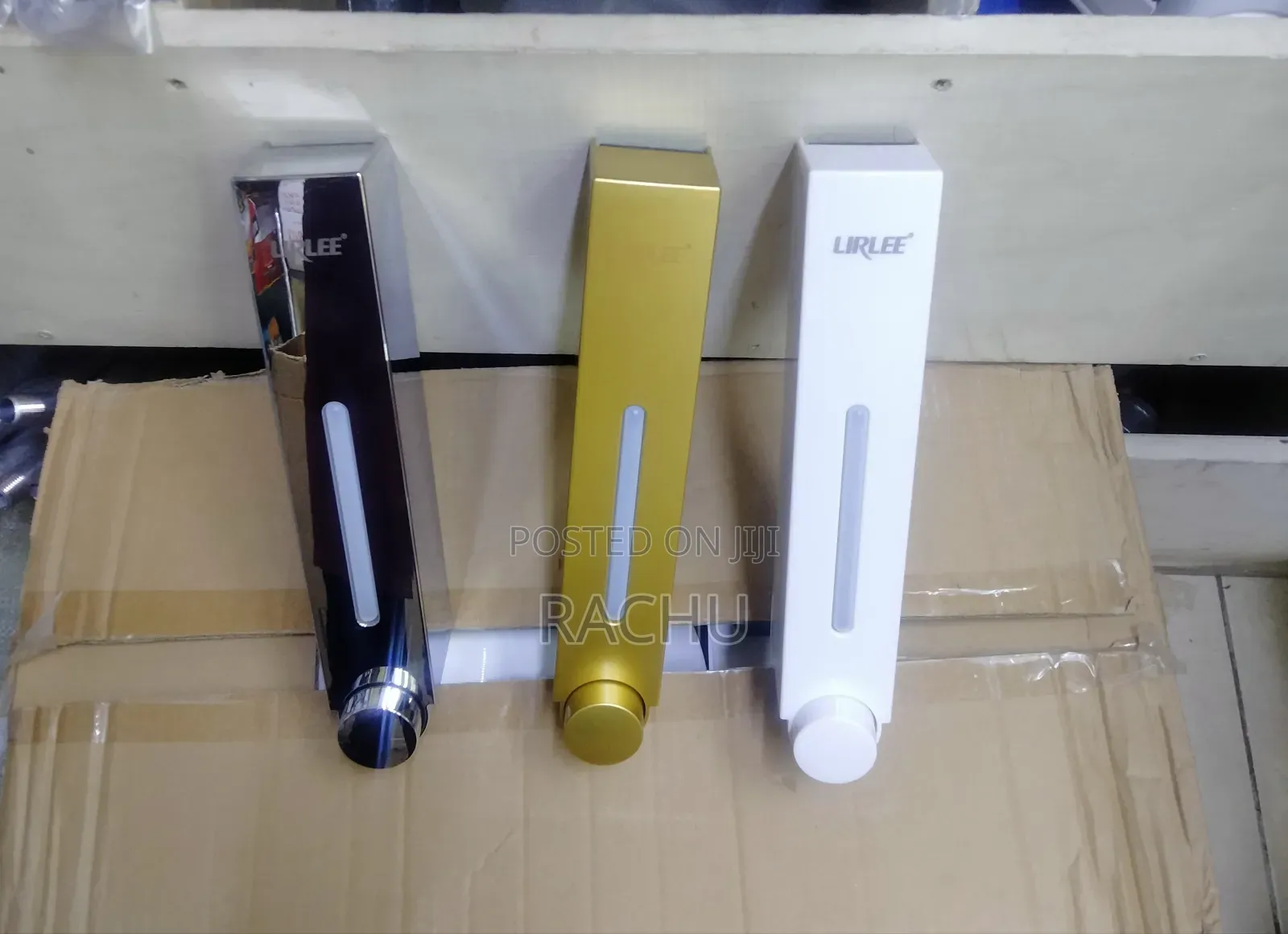 Soap Dispenser White, Gold or Silver