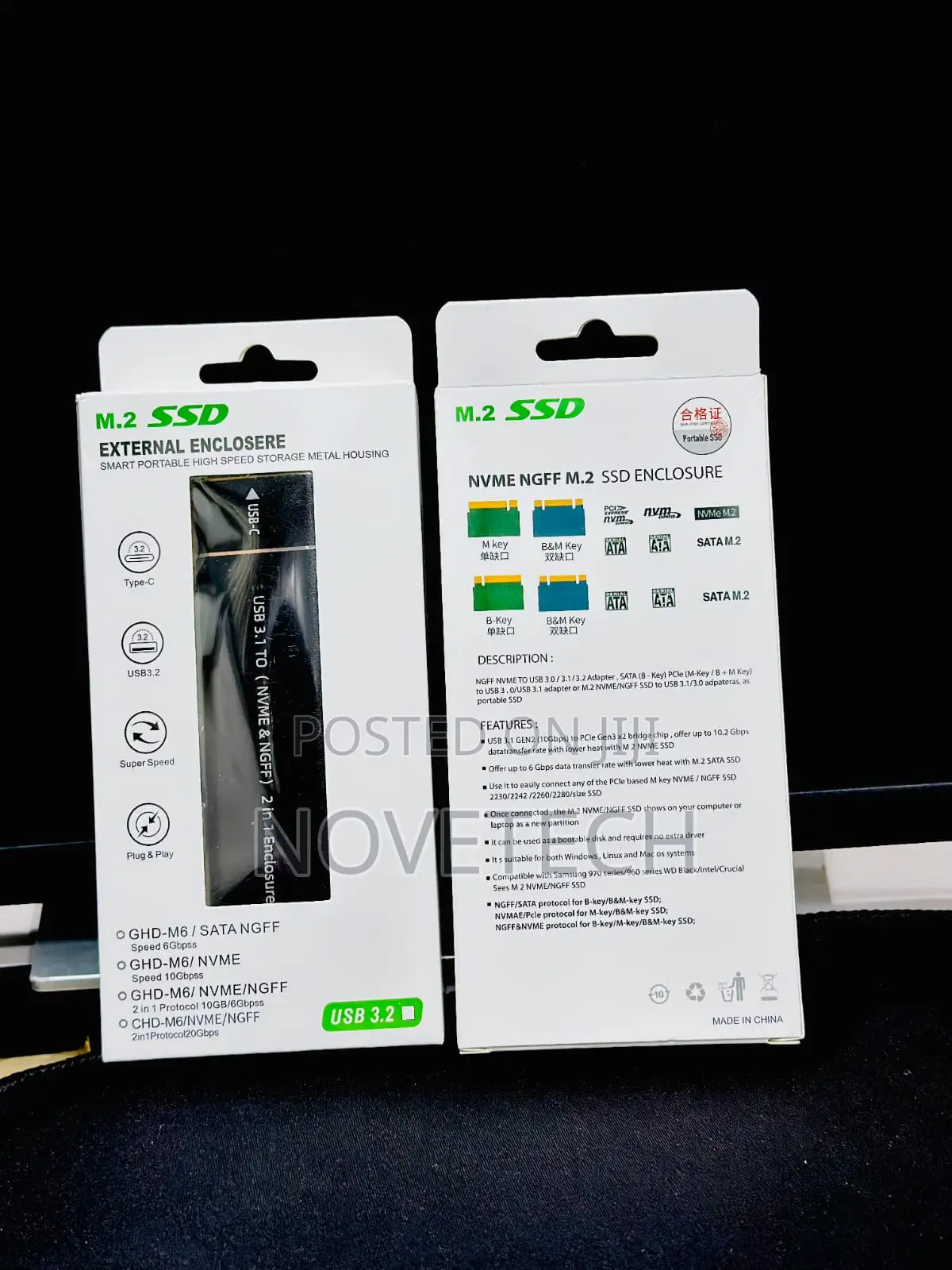 M.2 Nvme Ssd Enclosure Usb Type C External Ssd Adapter
