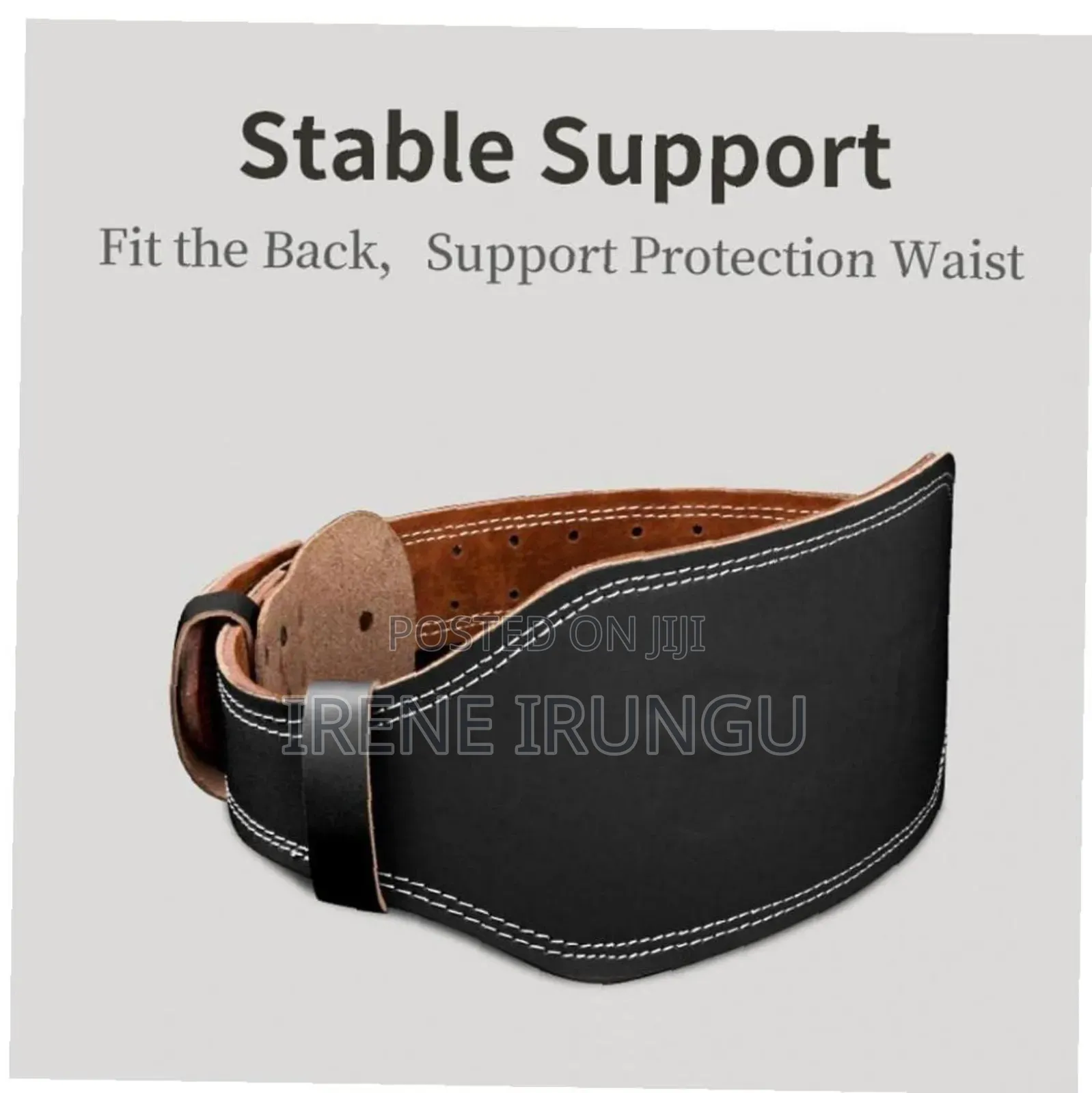 Leather Gym Belts Available