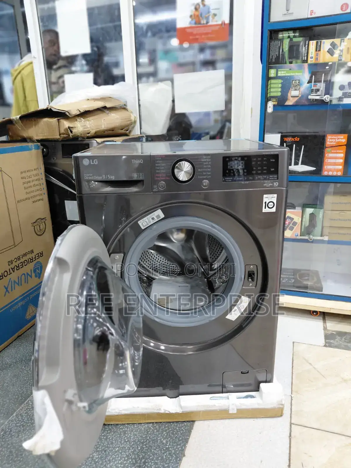 *Lg F4r5vgg2e 9kg/5kg Front Load Washer/Dryer *