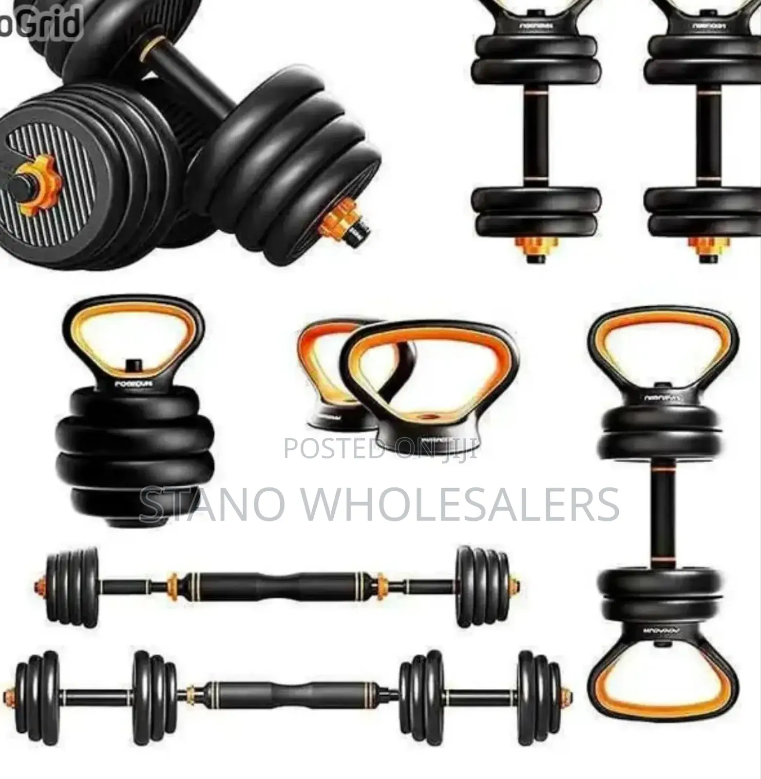 Dumbbells Set 50 KGS 6 in 1 Dmsl50r