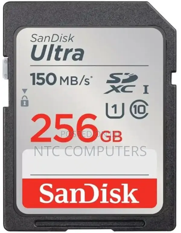 Sandisk 256gb Ultra SDXC Sd 150mb/S Sd Card
