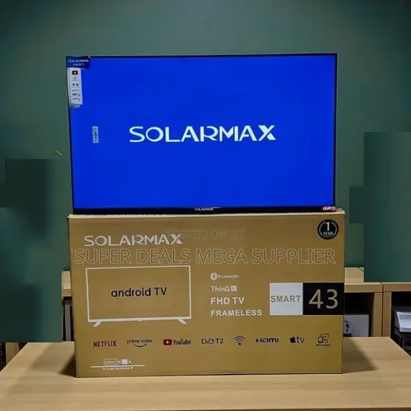 Solarmax 43 Inch Qled Smart Android Tv 1 Year Warranty Hd
