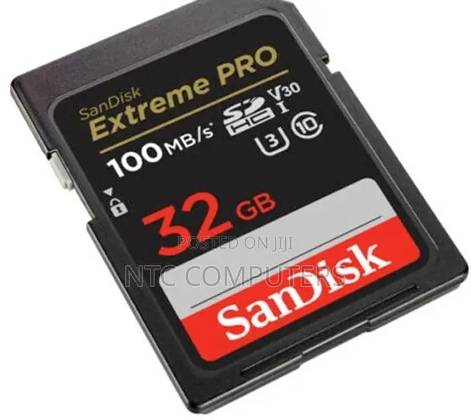 Sandisk 32gb Extreme Pro Uhs-I SDHC Memory Card (100mb/S)