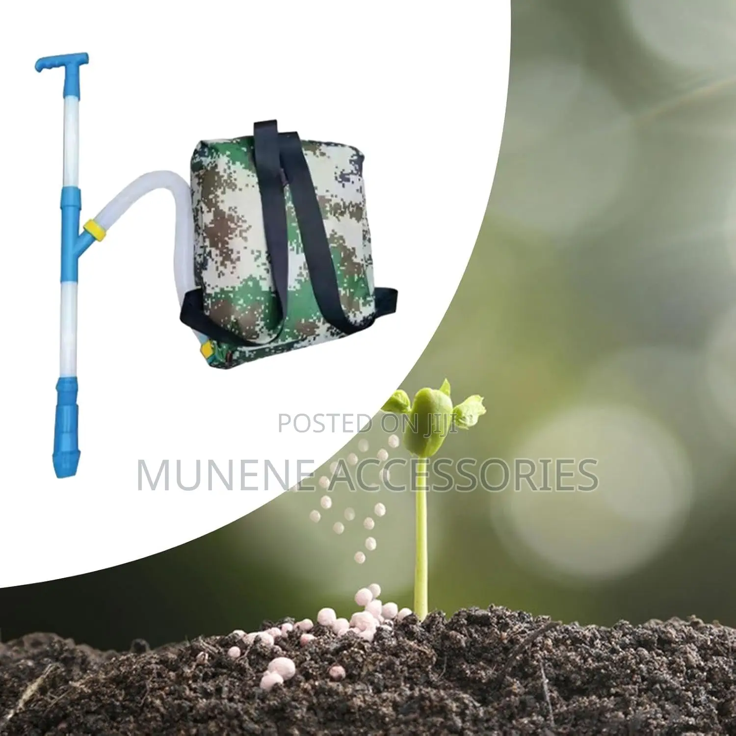 Fertilizer Application Spreader Handheld Granular Fertilizer Backpack