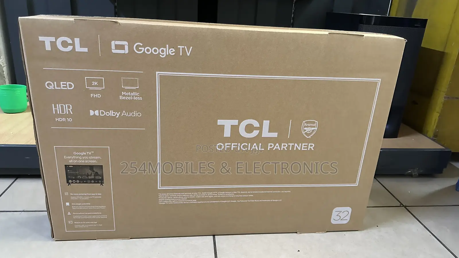 TCL HDR 32 Inch Qled Tv (32s5k)