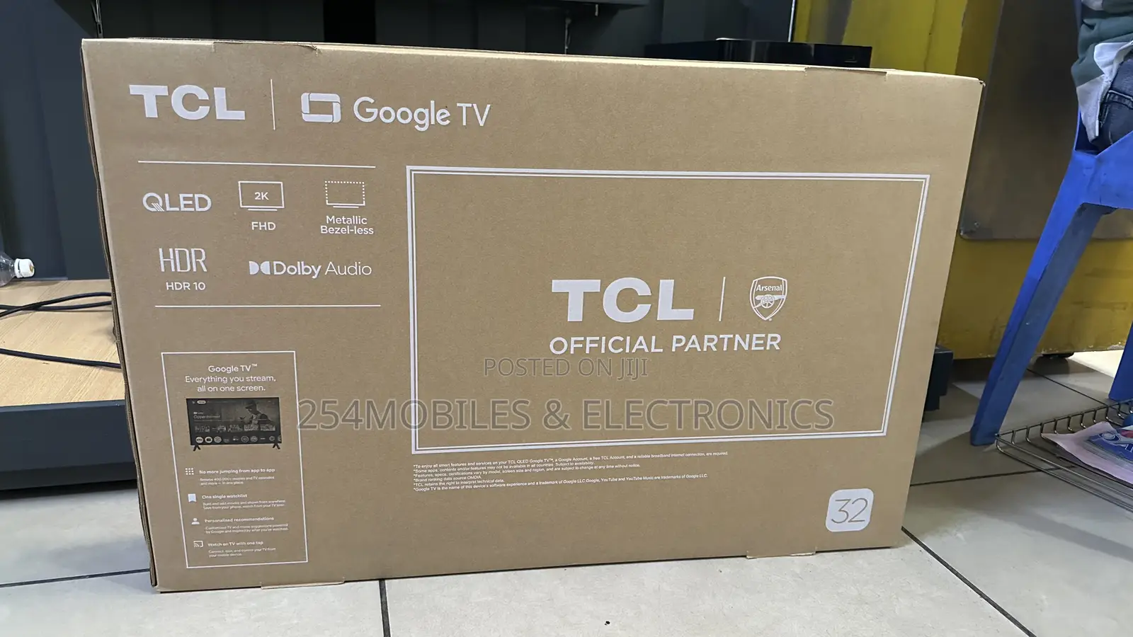 TCL HDR 32 Inch Qled Tv (32s5k)