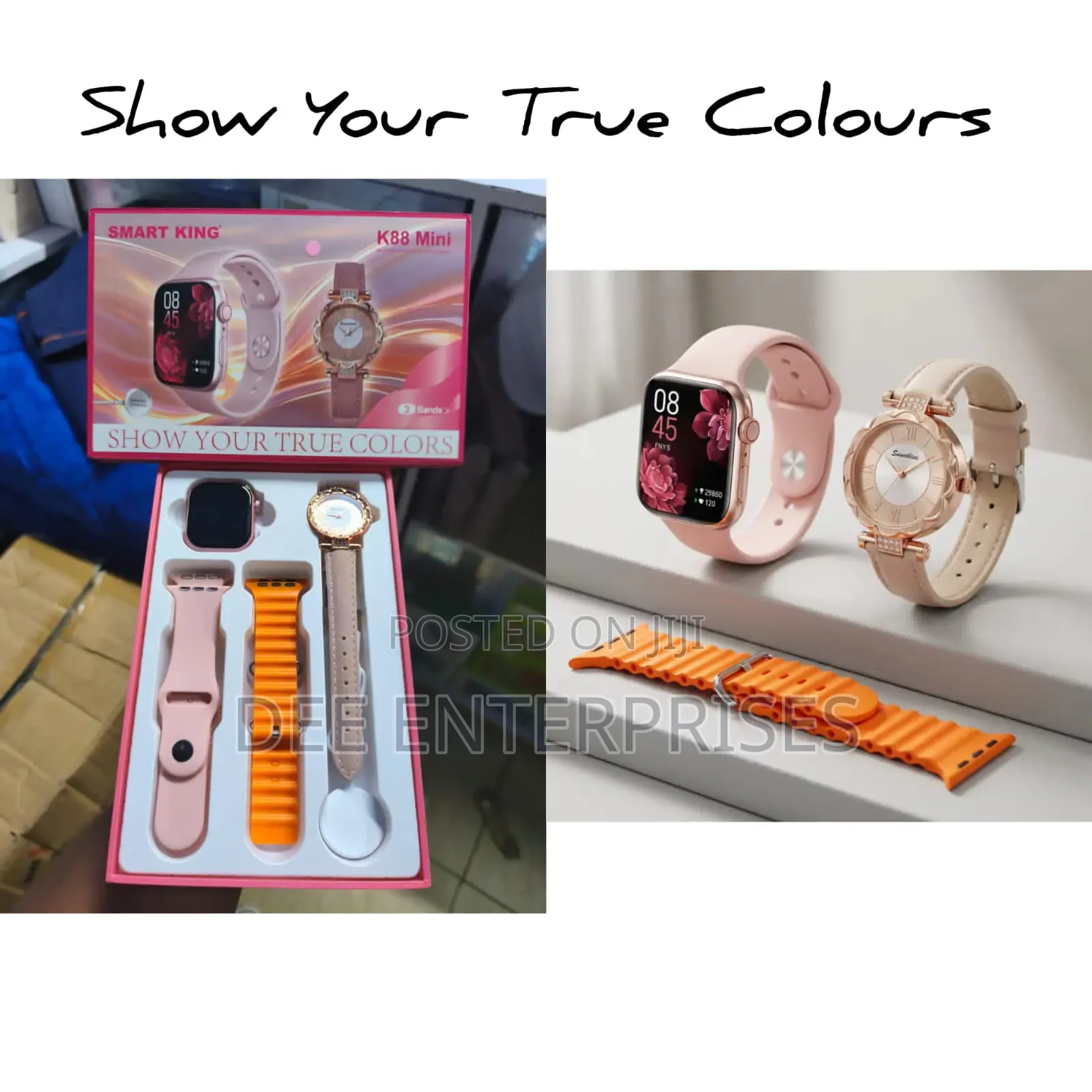  Smart Watch Plus Wrist Watch Set