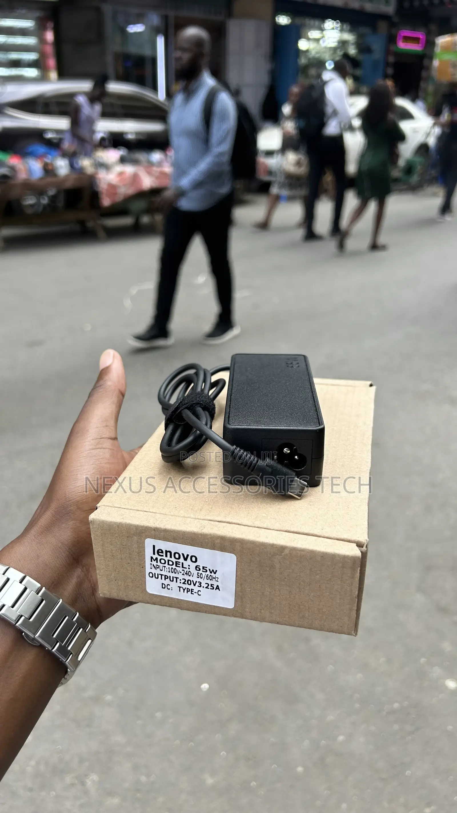 Original Lenovo Usb-C Charger 65w – Laptop Power Adapter