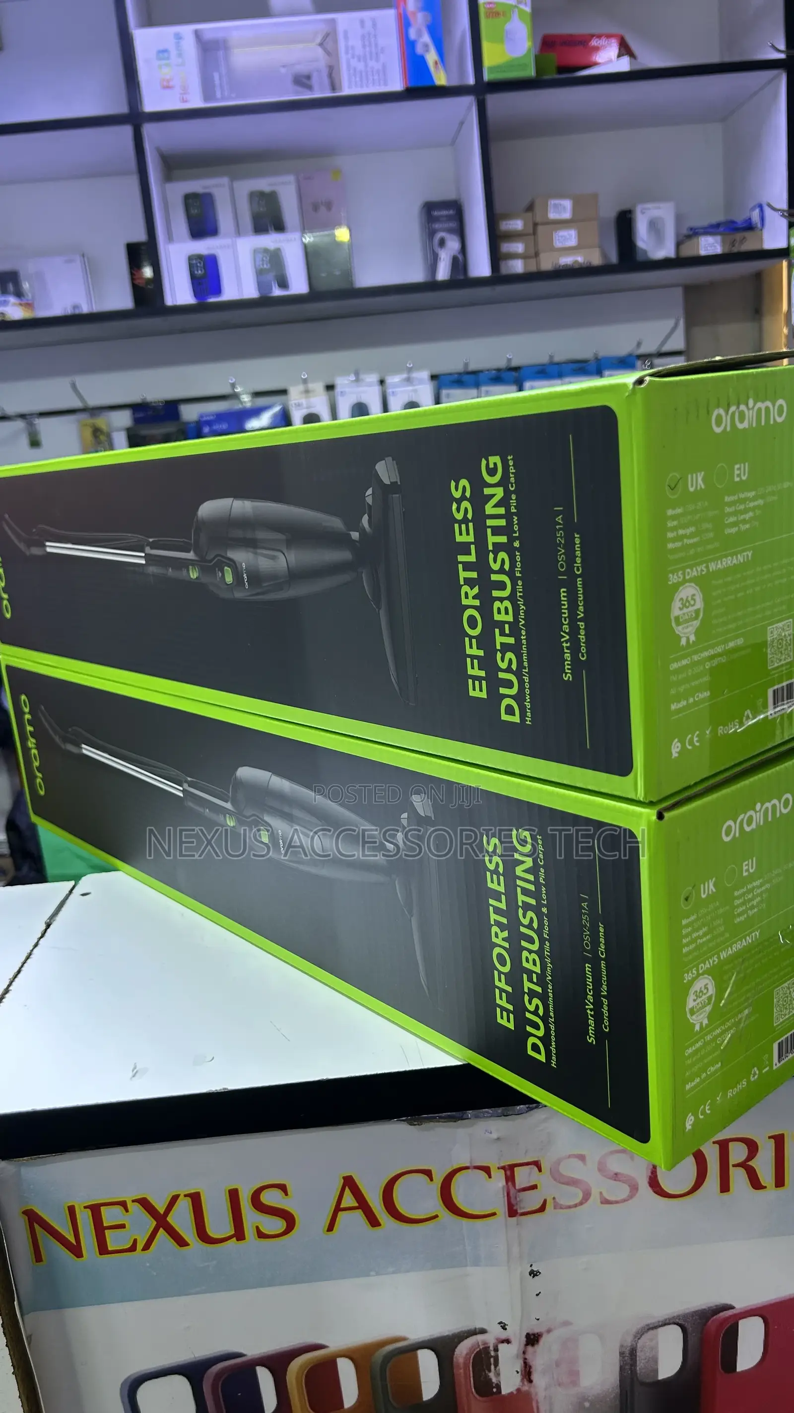Oraimo Smart Vacuum Cleaner Osv-251a – Powerful Corded Vacuum