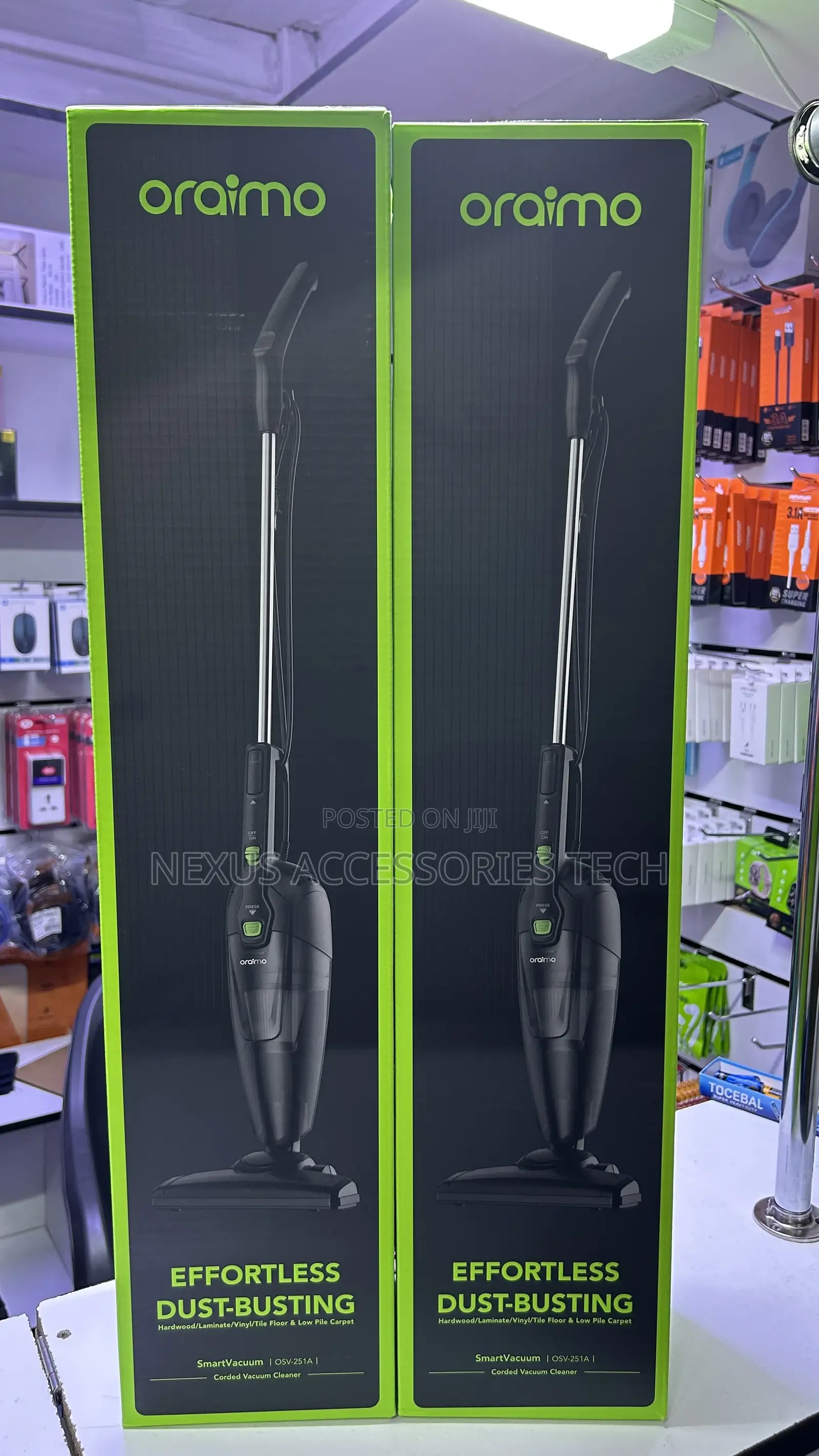 Oraimo Smart Vacuum Cleaner Osv-251a – Powerful Corded Vacuum