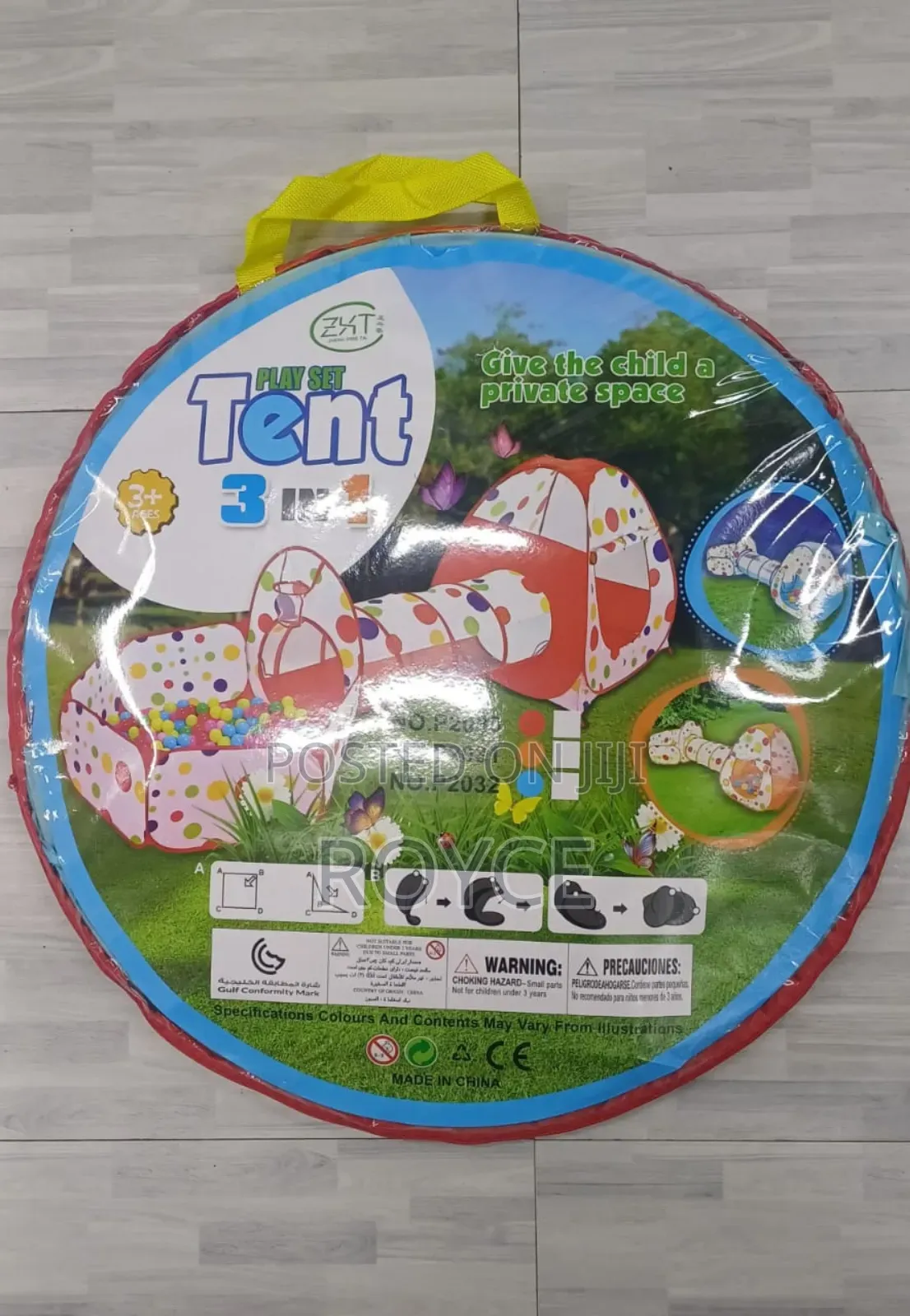 3in 1 Kids Play Tent