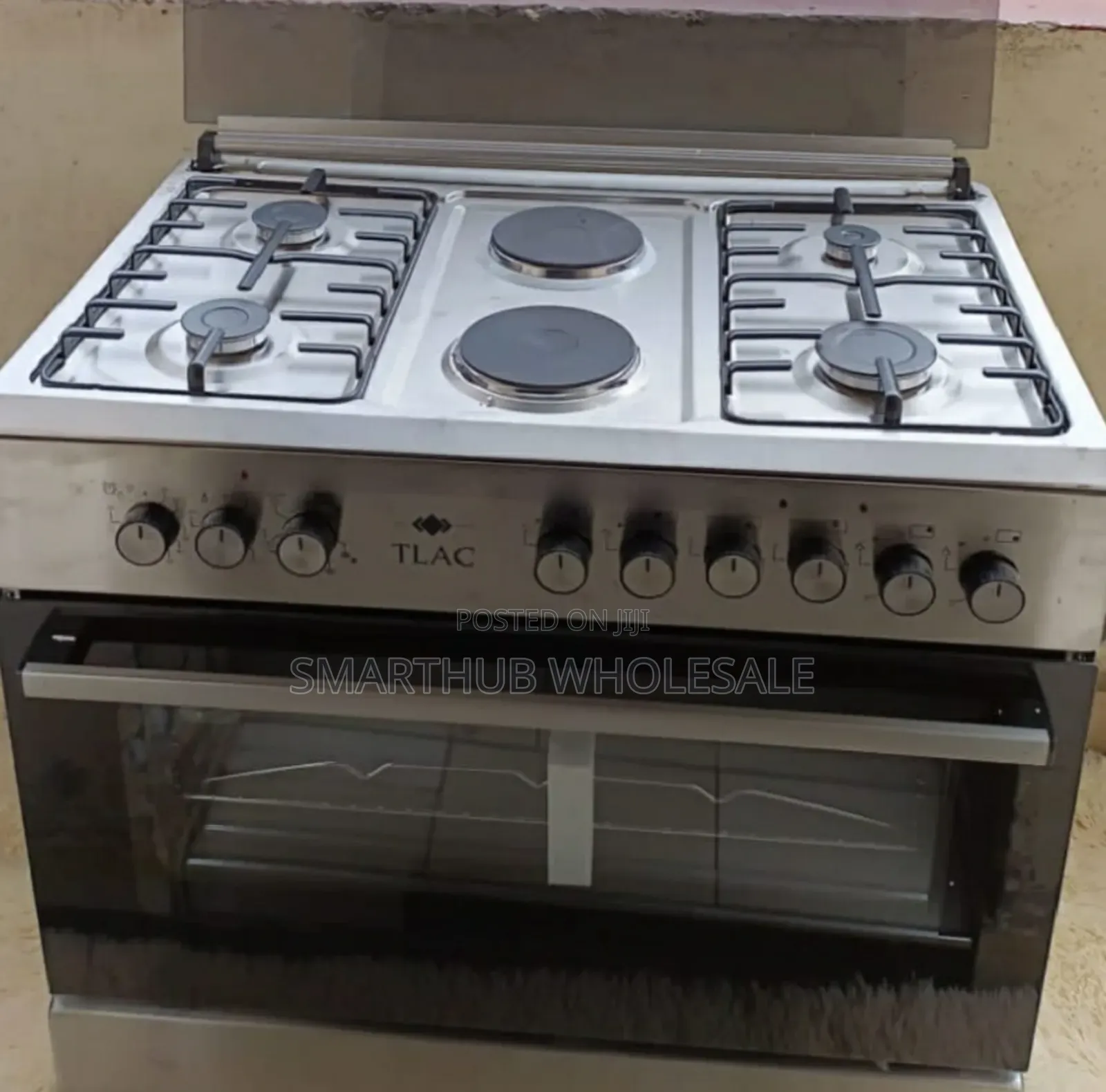 60*90 Tlac 4+2 Standing Cooker With Electric Oven