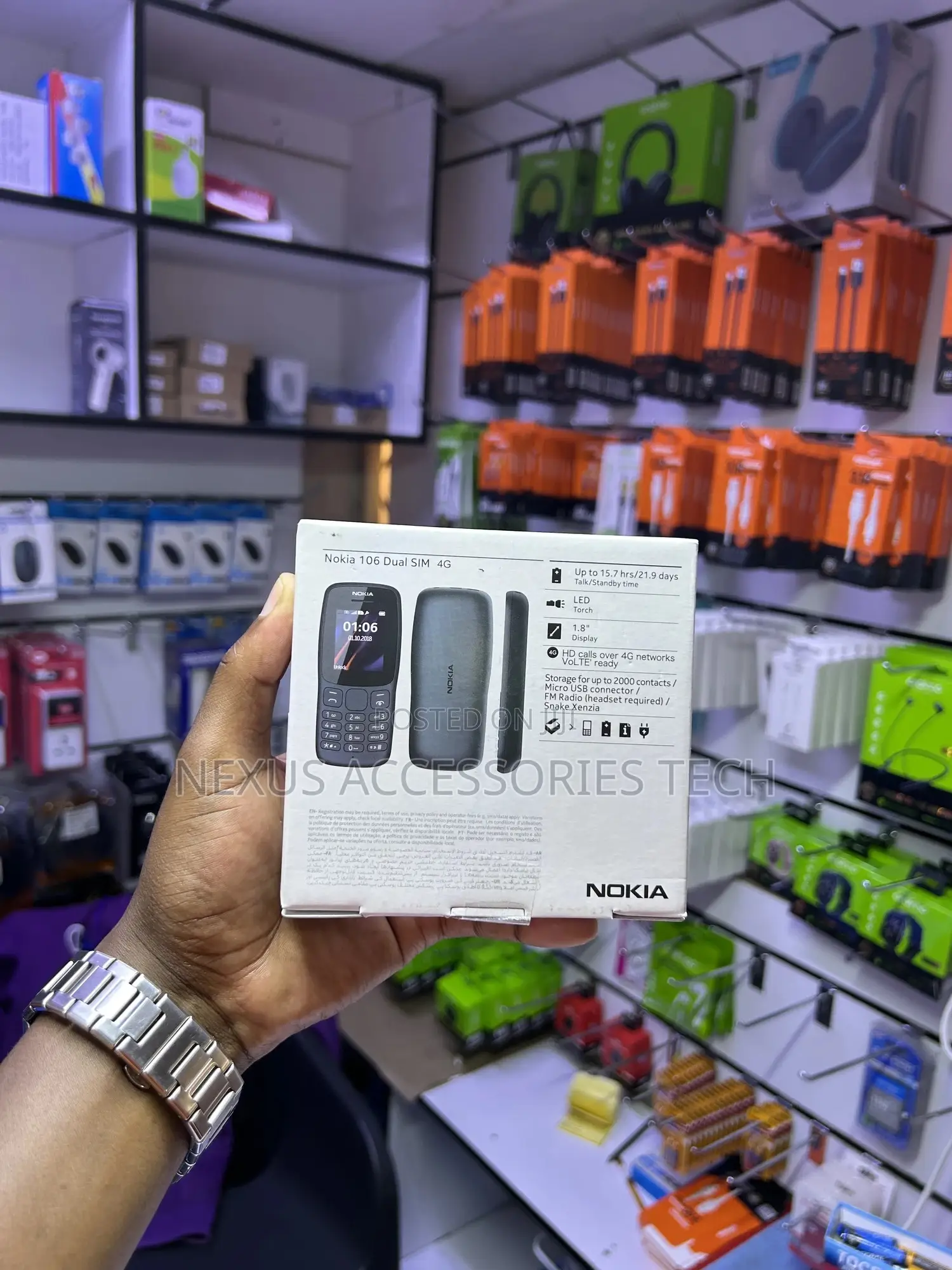 New Nokia 106 Black