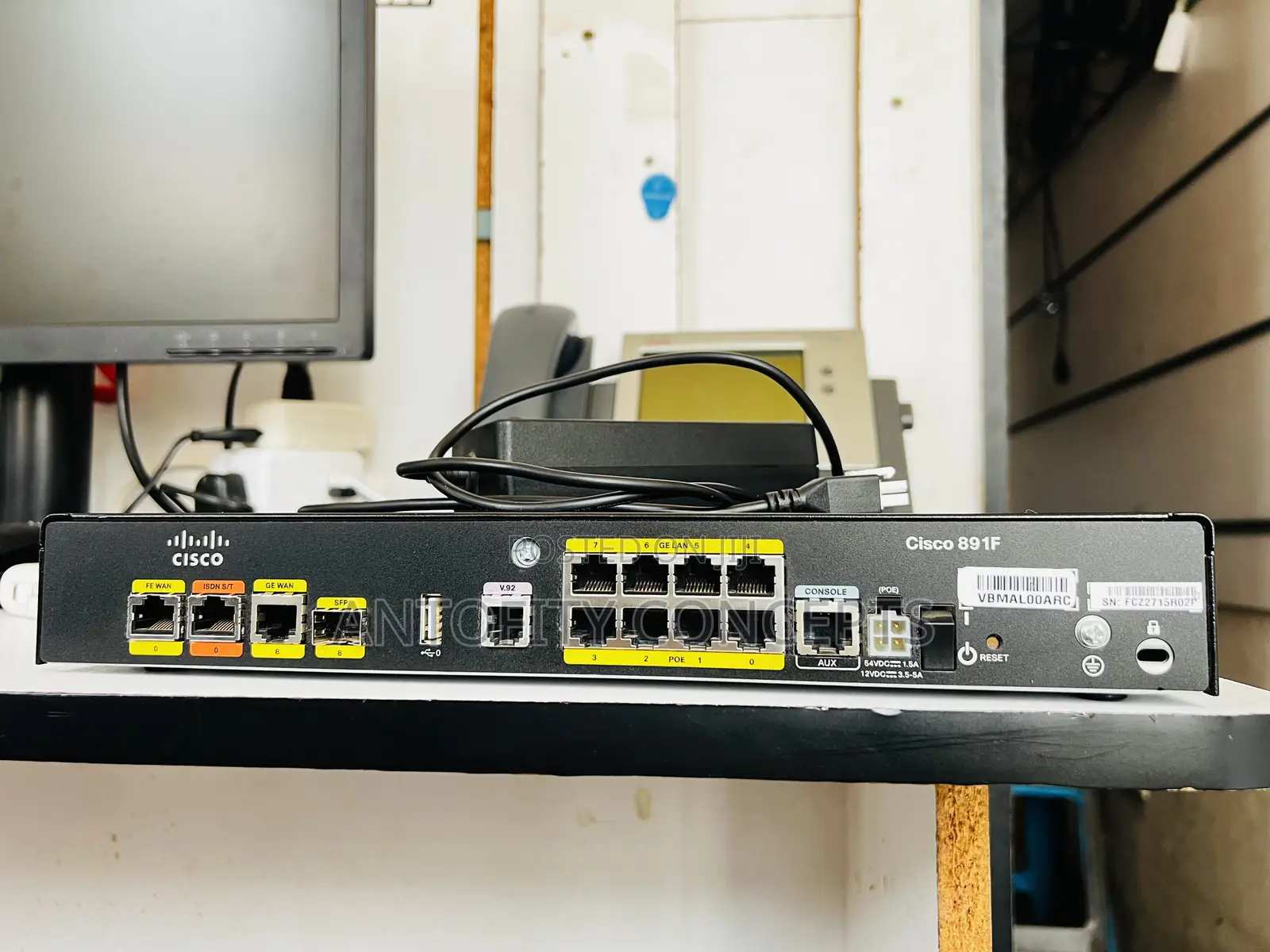 Cisco C891f- Integrated Services Router