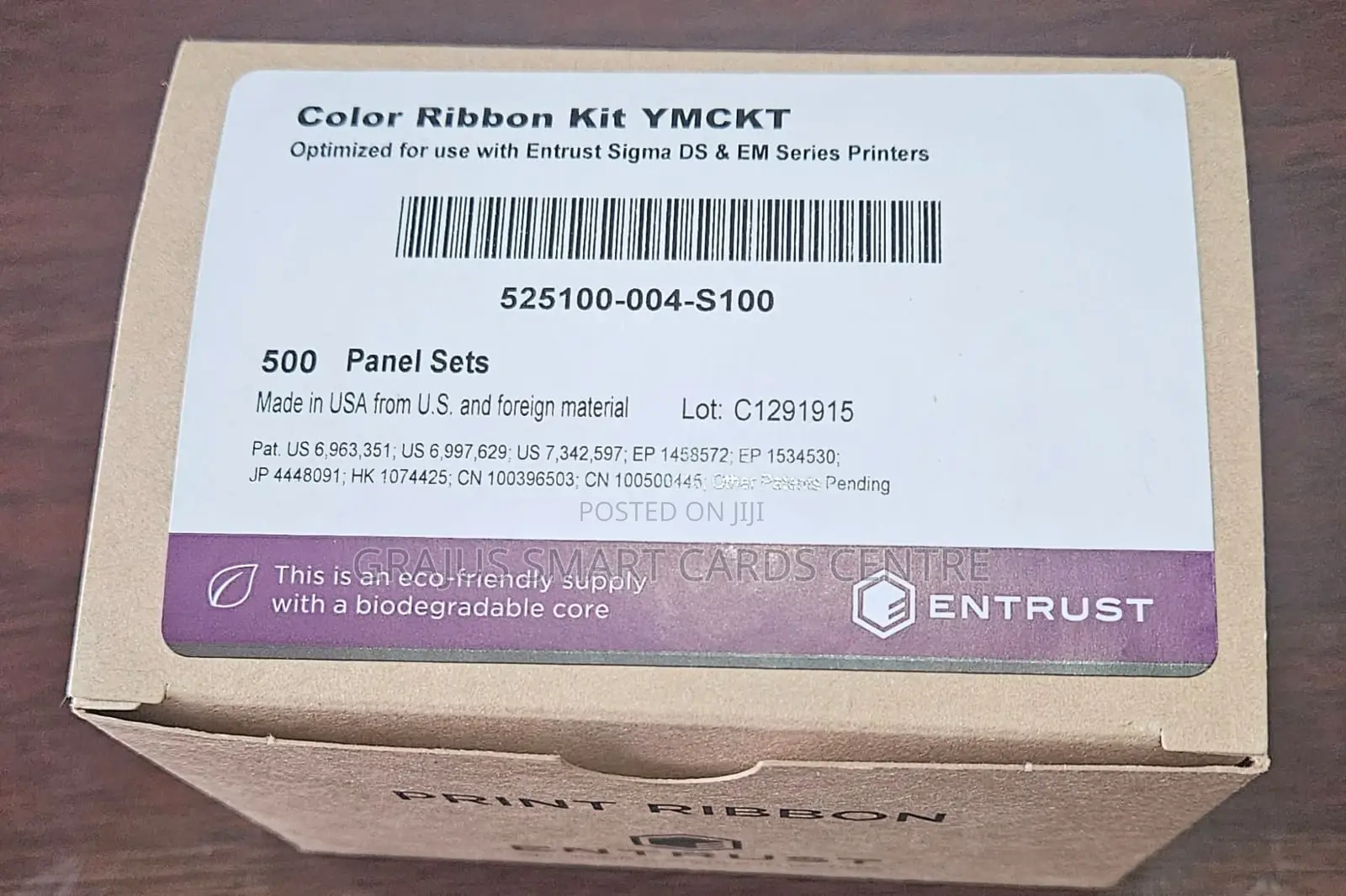 Entrust Sigma Colour Ribbon 500prints 525100-004-S100- New at Discount